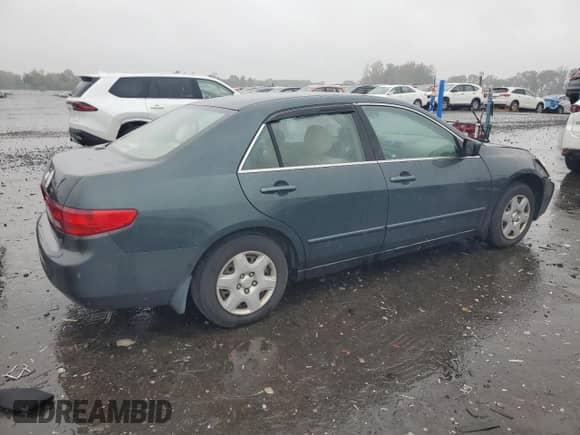 2005 Honda Accord LX with VIN 1HGCM55435A121392, listed as a Copart auction lot 80940055 with 155,913 mi miles and Salvage title. Bid and sale history available at DreamBid. Image 3.