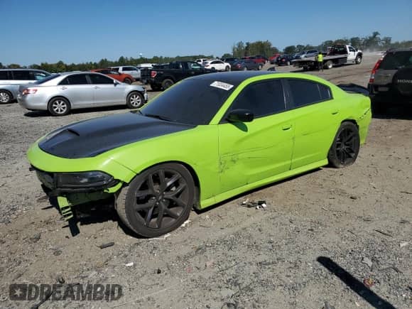2023 Dodge Charger R/T with VIN 2C3CDXCT6PH505566, listed as a Copart auction lot 71034455 with 29,291 mi miles and Salvage title. Bid and sale history available at DreamBid. Image 1.