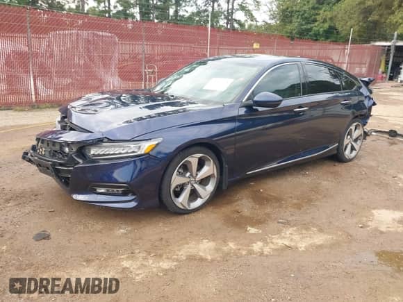 2018 Honda Accord Touring with VIN 1HGCV2F93JA046886, listed as a IAAI auction lot 43341908 with 80,507 mi miles and . Bid and sale history available at DreamBid. Image 2.