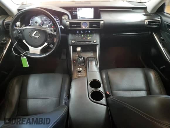 2015 Lexus IS 350 with VIN JTHBE1D25F5020797, listed as a Copart auction lot 81487755 with 205,863 mi miles and Salvage title. Bid and sale history available at DreamBid. Image 8.
