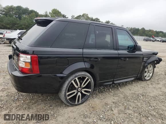 2008 Land Rover Range Rover Sport HSE with VIN SALSK25458A146368, listed as a Copart auction lot 85647625 with 142,180 mi miles and Salvage title. Bid and sale history available at DreamBid. Image 3.