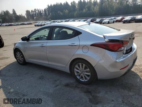 2014 Hyundai Elantra Limited with VIN KMHDH4AEXEU051416, listed as a Copart auction lot 82107055 with 77,749 mi miles and Salvage title. Bid and sale history available at DreamBid. Image 2.