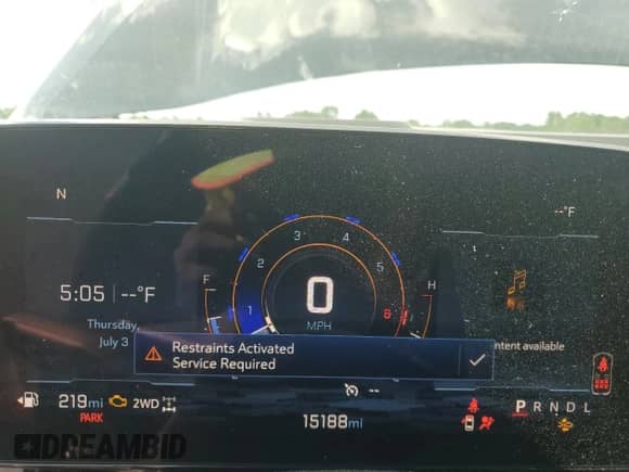 2025 Chevrolet Tahoe Z71 с VIN 1GNS6PRDXSR148264, выставлен на аукционе Copart как лот 63679545 с пробегом 15 188 миль миль и Списание • Salvage title. История ставок и продаж доступна на DreamBid. Изображение 9.