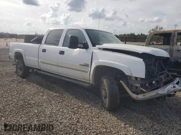 2007 Chevrolet Silverado 2500HD LT1 with VIN 1GCHC23D87F181604, listed as a Copart auction lot 51504285 with Not provided miles and Salvage title. Bid and sale history available at DreamBid. Image 4.