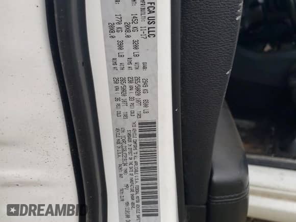 2018 Dodge Durango GT with VIN 1C4RDJDG6JC219134, listed as a Copart auction lot 85085395 with Not provided miles and Salvage title. Bid and sale history available at DreamBid. Image 13.