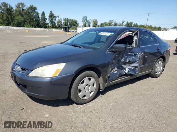 2005 Honda Accord LX with VIN 1HGCM55425A177162, listed as a Copart auction lot 66049255 with 222,785 mi miles and Salvage title. Bid and sale history available at DreamBid. Image 1.