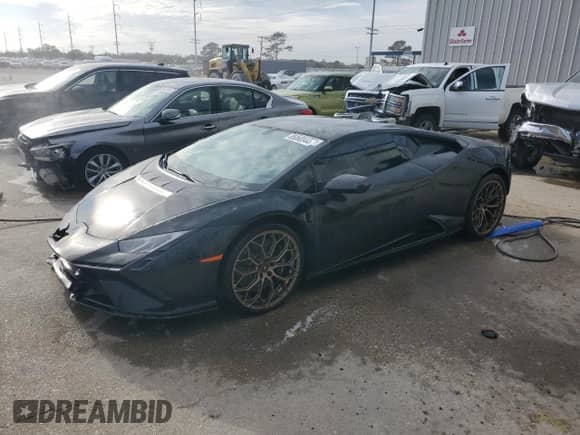 2023 Lamborghini Huracan с VIN ZHWUB6ZF7PLA24031, выставлен на аукционе Copart как лот 85060344 с пробегом Не указан миль и Списание • Salvage title. История ставок и продаж доступна на DreamBid. Изображение 1.