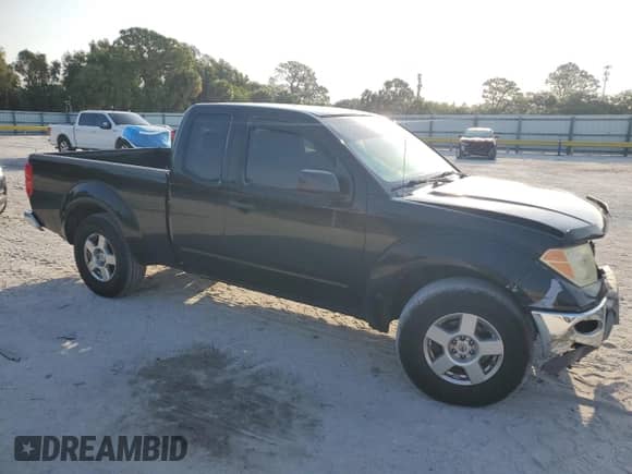 2008 Nissan Frontier SE with VIN 1N6AD06U68C448463, listed as a Copart auction lot 56350155 with 205,262 mi miles and Salvage title. Bid and sale history available at DreamBid. Image 4.