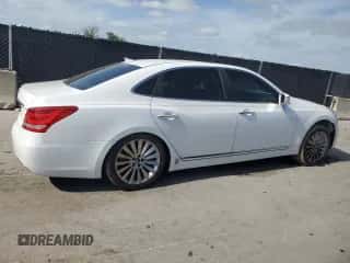 2014 Hyundai Equus Signature z VIN KMHGH4JH2EU090816, wystawiony jako Copart lot #54565535 z przebiegiem 168 285 mil mil oraz Szkoda całkowita • Salvage title. Historia ofert i sprzedaży dostępna na DreamBid. Obrazek 3.