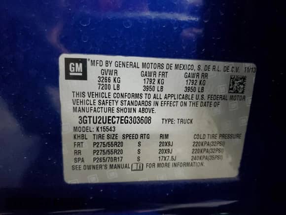2014 GMC Sierra 1500 SLE z VIN 3GTU2UEC7EG303608, wystawiony jako Copart lot #63208585 z przebiegiem 151 439 mil mil oraz Szkoda całkowita • Salvage title. Historia ofert i sprzedaży dostępna na DreamBid. Obrazek 12.