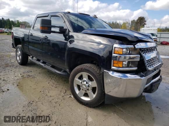 2019 Chevrolet Silverado 2500HD Work Truck z VIN 1GC1KREG5KF254652, wystawiony jako Copart lot #73162414 z przebiegiem 59 169 mil mil oraz Szkoda całkowita • Salvage title. Historia ofert i sprzedaży dostępna na DreamBid. Obrazek 4.