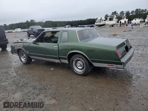 1986 Chevrolet Monte Carlo Sport SS с VIN 1G1GZ37H7GR135847, выставлен на аукционе Copart как лот 45130905 с пробегом 72 903 миль миль и Списание • Salvage title. История ставок и продаж доступна на DreamBid. Изображение 2.