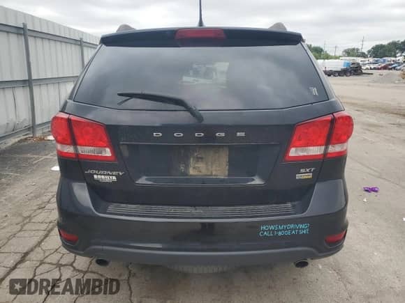 2016 Dodge Journey SXT with VIN 3C4PDCBG6GT224269, listed as a Copart auction lot 66368335 with Not provided miles and Salvage title. Bid and sale history available at DreamBid. Image 6.