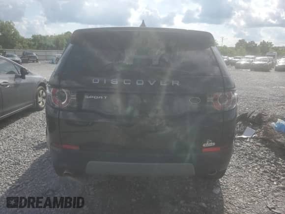 2018 Land Rover Discovery Sport SE with VIN SALCP2RX7JH749104, listed as a Copart auction lot 62951775 with Not provided miles and Non repairable. Bid and sale history available at DreamBid. Image 6.