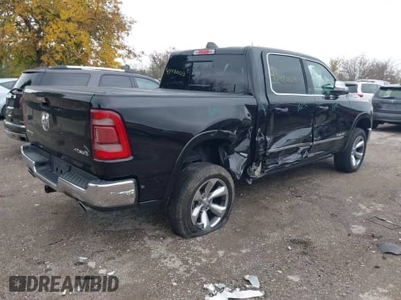 2019 Ram 1500 Limited z VIN 1C6SRFHT5KN761149, wystawiony jako IAAI lot #43480023 z przebiegiem 76 672 mil mil oraz . Historia ofert i sprzedaży dostępna na DreamBid. Obrazek 4.