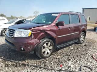 2014 Honda Pilot Touring with VIN 5FNYF4H94EB042322, listed as a Copart auction lot 81058455 with 66,678 mi miles and Salvage title. Bid and sale history available at DreamBid. Image 1.