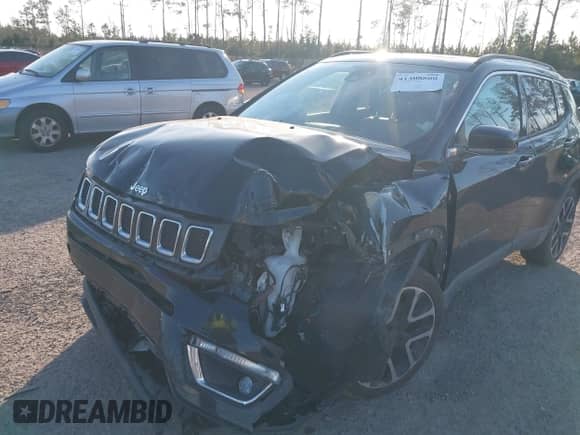 2019 Jeep Compass Limited with VIN 3C4NJCCBXKT613489, listed as a IAAI auction lot 41308800 with 94,129 mi miles and . Bid and sale history available at DreamBid. Image 6.