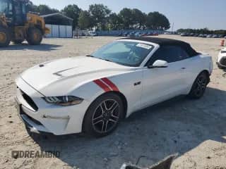 2018 Ford Mustang EcoBoost Premium с VIN 1FATP8UHXJ5135438, выставлен на аукционе Copart как лот 81615365 с пробегом 75 070 миль миль и Списание • Salvage title. История ставок и продаж доступна на DreamBid. Изображение 1.