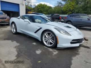 2019 Chevrolet Corvette 1LT z VIN 1G1YB2D70K5111808, wystawiony jako Copart lot #71894675 z przebiegiem Nie podano mil oraz Szkoda całkowita • Salvage title. Historia ofert i sprzedaży dostępna na DreamBid. Obrazek 4.