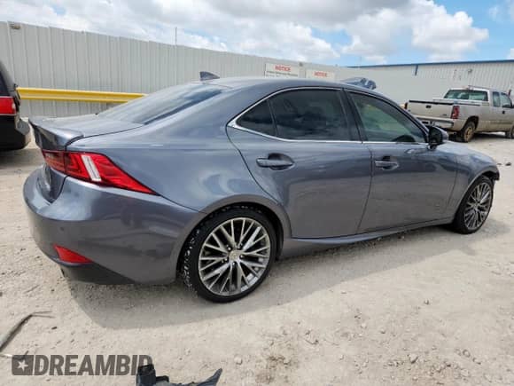 2016 Lexus IS 200t with VIN JTHBA1D21G5012693, listed as a Copart auction lot 66679295 with 214,482 mi miles and Salvage title. Bid and sale history available at DreamBid. Image 3.