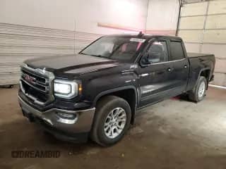 2018 GMC Sierra 1500 SLE z VIN 1GTV2MEC6JZ357528, wystawiony jako Copart lot #64596295 z przebiegiem 113 680 mil mil oraz Szkoda całkowita • Salvage title. Historia ofert i sprzedaży dostępna na DreamBid. Obrazek 1.
