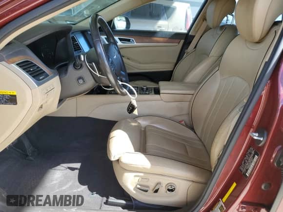 2015 Hyundai Genesis 5.0L с VIN KMHGN4JF0FU043504, выставлен на аукционе Copart как лот 86226955 с пробегом 64 978 миль миль и Списание • Salvage title. История ставок и продаж доступна на DreamBid. Изображение 7.