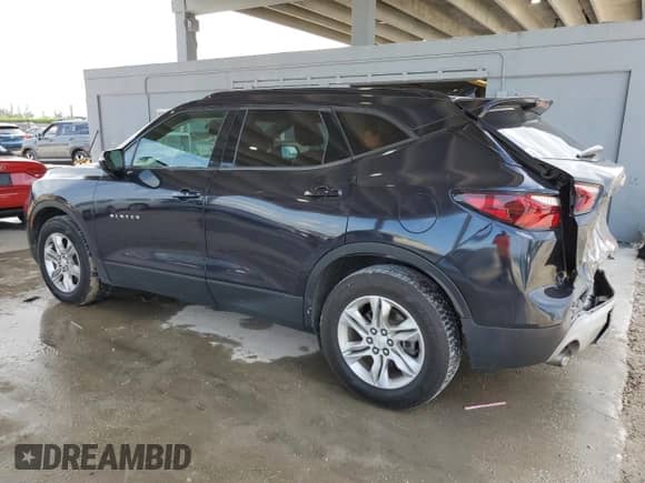 2021 Chevrolet Blazer LT с VIN 3GNKBJRSXMS525375, выставлен на аукционе Copart как лот 64323075 с пробегом 74 057 миль миль и Списание • Salvage title. История ставок и продаж доступна на DreamBid. Изображение 2.