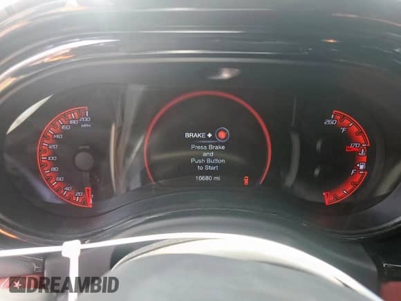 2023 Dodge Durango SRT Hellcat with VIN 1C4SDJH96PC634296, listed as a Copart auction lot 64410585 with 10,680 mi miles and Salvage title. Bid and sale history available at DreamBid. Image 9.
