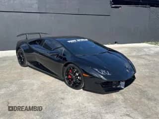 2018 Lamborghini Huracan LP 580-2 с VIN ZHWUC2ZF6JLA10389, выставлен на аукционе Copart как лот 70038495 с пробегом 10 887 миль миль и Списание • Salvage title. История ставок и продаж доступна на DreamBid. Изображение 1.