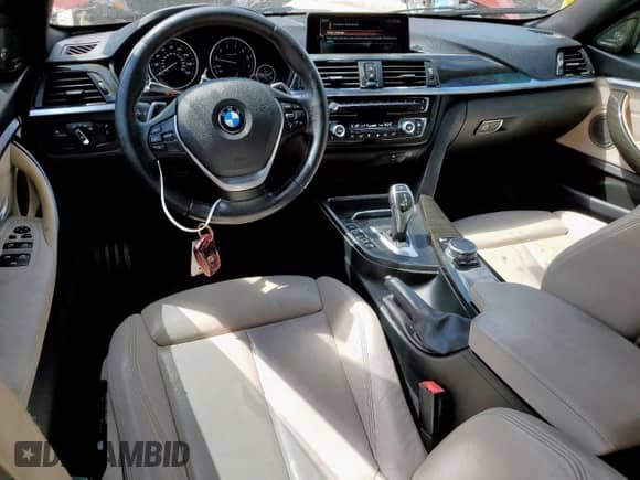 2017 BMW 4 Series 430i with VIN WBA4F7C56HG438098, listed as a Copart auction lot 61110575 with 87,997 mi miles and Clean title. Bid and sale history available at DreamBid. Image 8.