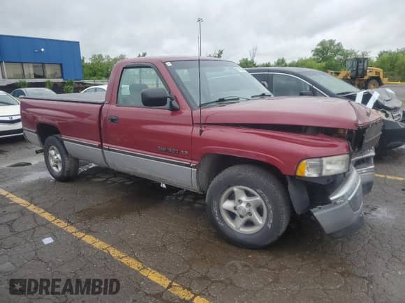 1996 Dodge 1500 with VIN 1B7HC16Y2TJ139882, listed as a Copart auction lot 57718955 with 108,136 mi miles and Clean title. Bid and sale history available at DreamBid. Image 4.