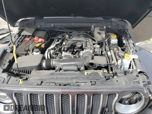 2022 Jeep Wrangler Unlimited Sahara z VIN 1C4HJXEG1NW156485, wystawiony jako Copart lot #53895925 z przebiegiem 45 564 mil mil oraz Szkoda całkowita • Salvage title. Historia ofert i sprzedaży dostępna na DreamBid. Obrazek 12.