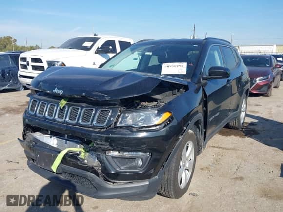 2020 Jeep Compass Latitude with VIN 3C4NJCBB7LT133977, listed as a IAAI auction lot 40950290 with 71,428 mi miles and . Bid and sale history available at DreamBid. Image 16.
