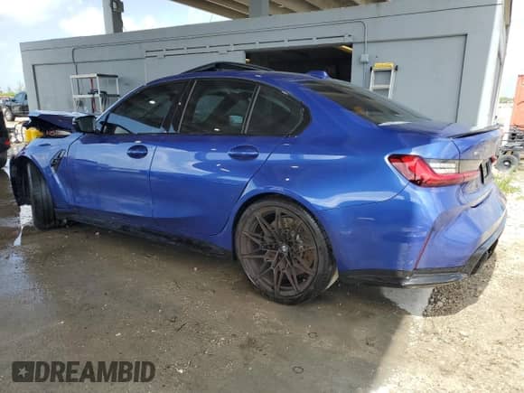 2024 BMW M3 Competition xDrive с VIN WBS43AY0XRFR79600, выставлен на аукционе Copart как лот 66275585 с пробегом 11 154 миль миль и На запчасти • Non repairable. История ставок и продаж доступна на DreamBid. Изображение 2.