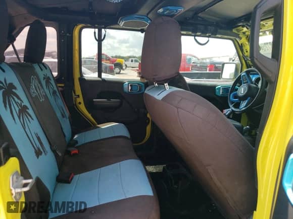 2023 Jeep Wrangler Willys with VIN 1C4HJXDN6PW681464, listed as a Copart auction lot 68998725 with 36,995 mi miles and Salvage title. Bid and sale history available at DreamBid. Image 11.