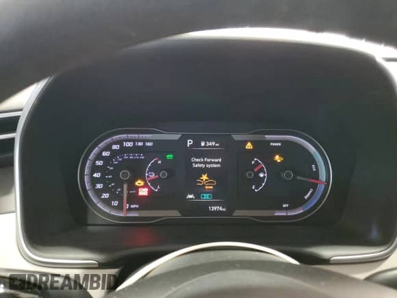 2024 Hyundai Tucson Blue with VIN KM8JBCD1XRU154834, listed as a Copart auction lot 71066995 with 13,974 mi miles and Salvage title. Bid and sale history available at DreamBid. Image 9.