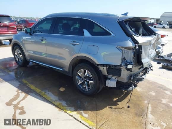 2023 Kia Sorento EX with VIN KNDRH4LG7P5184639, listed as a IAAI auction lot 42513418 with 58,352 mi miles and . Bid and sale history available at DreamBid. Image 3.