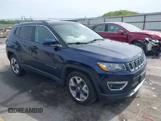 2021 Jeep Compass Limited with VIN 3C4NJDCBXMT583497, listed as a IAAI auction lot 42688090 with 51,812 mi miles and . Bid and sale history available at DreamBid. Image 1.