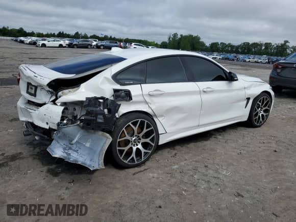 2019 BMW 4 Series 440i xDrive с VIN WBA4J7C55KBM74884, выставлен на аукционе Copart как лот 56753035 с пробегом 97 880 миль миль и Списание • Salvage title. История ставок и продаж доступна на DreamBid. Изображение 3.