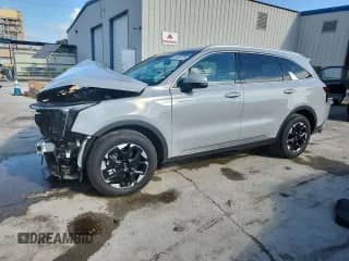 2025 Kia Sorento S with VIN 5XYRL4JC6SG324470, listed as a Copart auction lot 81436715 with 17,997 mi miles and Salvage title. Bid and sale history available at DreamBid. Image 1.