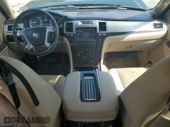 2012 Cadillac Escalade Premium with VIN 1GYS3CEF2CR219762, listed as a Copart auction lot 65146945 with 166,814 mi miles and Salvage title. Bid and sale history available at DreamBid. Image 8.