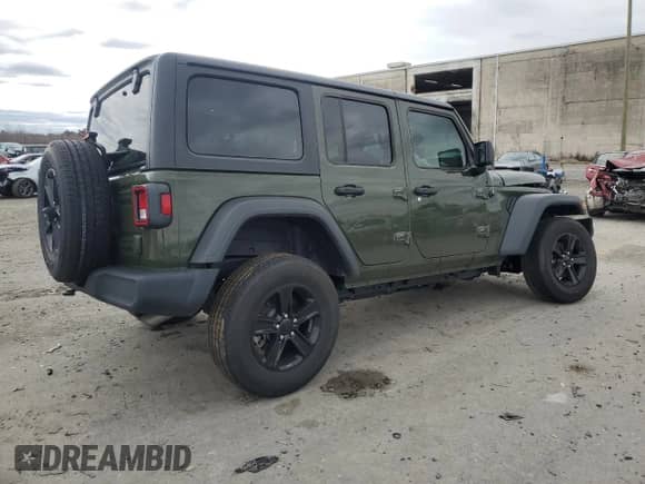 2023 Jeep Wrangler Sport Altitude с VIN 1C4HJXDG5PW648280, выставлен на аукционе Copart как лот 47833835 с пробегом 27 764 миль миль и Списание • Salvage title. История ставок и продаж доступна на DreamBid. Изображение 3.