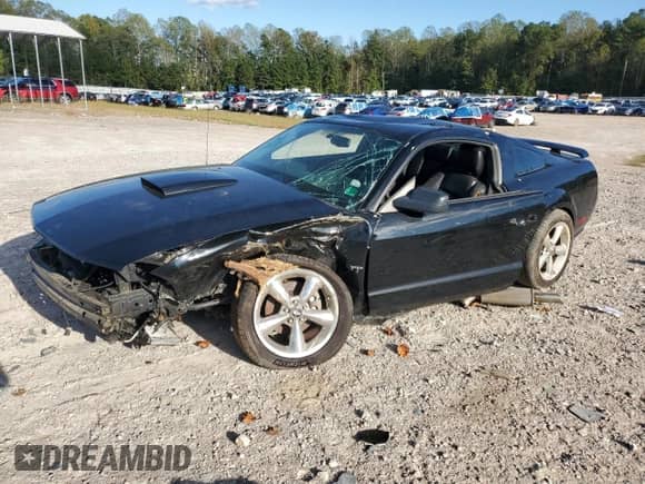 2007 Ford Mustang GT Deluxe z VIN 1ZVHT82H375218942, wystawiony jako Copart lot #85519015 z przebiegiem 133 265 mil mil oraz Szkoda całkowita • Salvage title. Historia ofert i sprzedaży dostępna na DreamBid. Obrazek 1.