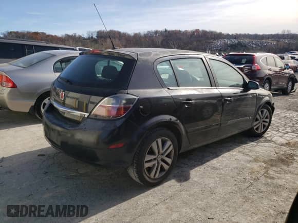 2008 Saturn Astra XR with VIN W08AT671185063726, listed as a Copart auction lot 80483264 with 96,349 mi miles and Salvage title. Bid and sale history available at DreamBid. Image 3.