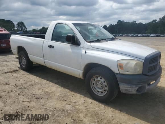 2007 Dodge 1500 ST с VIN 1D7HA16K87J580574, выставлен на аукционе Copart как лот 83855935 с пробегом 177 172 миль миль и Чистый • Clean title. История ставок и продаж доступна на DreamBid. Изображение 4.