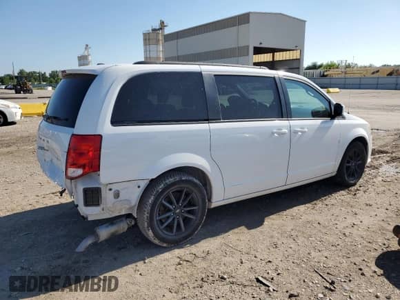 2019 Dodge Grand Caravan GT with VIN 2C4RDGEG9KR674036, listed as a Copart auction lot 63219285 with 54,463 mi miles and Salvage title. Bid and sale history available at DreamBid. Image 3.