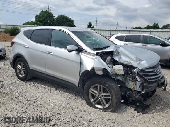 2017 Hyundai Santa Fe 2.4L with VIN 5XYZT3LB8HG498936, listed as a Copart auction lot 66908785 with 128,330 mi miles and Salvage title. Bid and sale history available at DreamBid. Image 4.