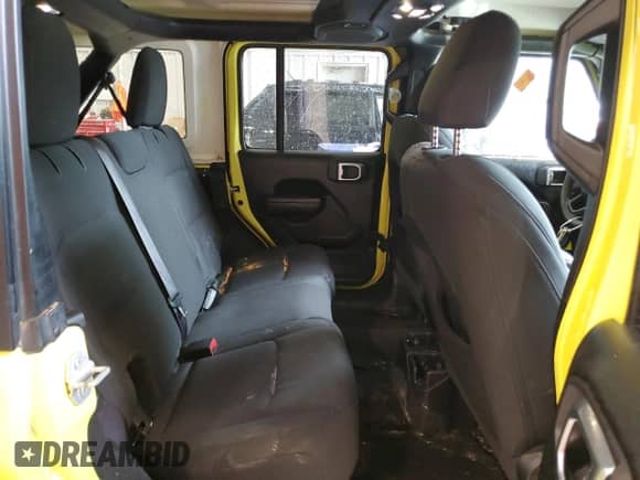 2023 Jeep Wrangler Willys with VIN 1C4HJXDG0PW653712, listed as a Copart auction lot 58603245 with 66,598 mi miles and Salvage title. Bid and sale history available at DreamBid. Image 11.