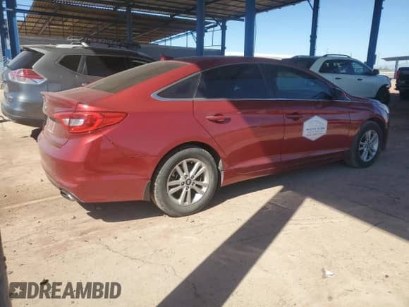 2016 Hyundai Sonata SE с VIN 5NPE24AF8GH327155, выставлен на аукционе Copart как лот 85593165 с пробегом 126 508 миль миль и Чистый • Clean title. История ставок и продаж доступна на DreamBid. Изображение 3.