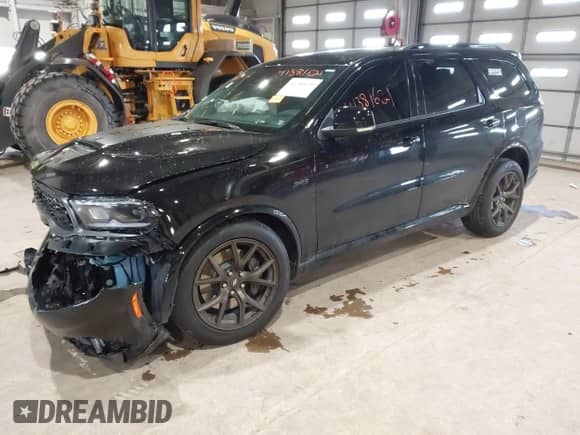 2025 Dodge Durango R/T Plus with VIN 1C4SDJCT1SC504535, listed as a IAAI auction lot 41381621 with 459 mi miles and . Bid and sale history available at DreamBid. Image 2.